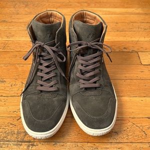 Piloti Apex Charcoal Suede High Top